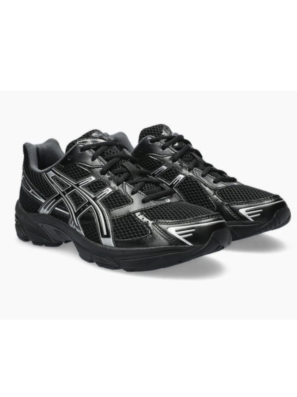 NWT NIB ASICS Gel 1130 black/ pure silver mens 10.5  Running Shoes